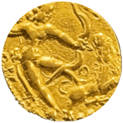 Gupta dinara, c. 400 CE